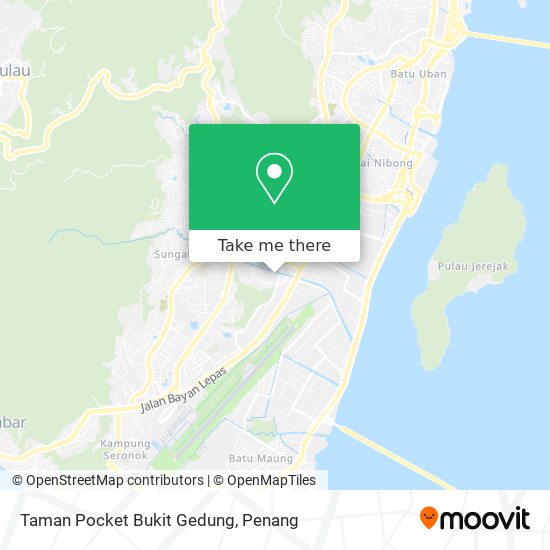 Peta Taman Pocket Bukit Gedung