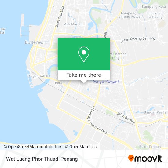 Peta Wat Luang Phor Thuad
