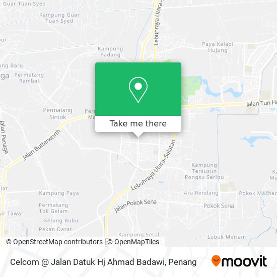 Celcom @ Jalan Datuk Hj Ahmad Badawi map