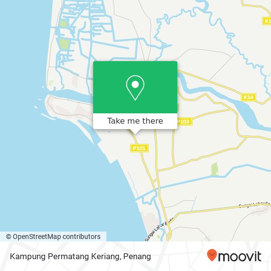 Kampung Permatang Keriang map
