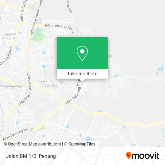 Jalan BM 1/2 map