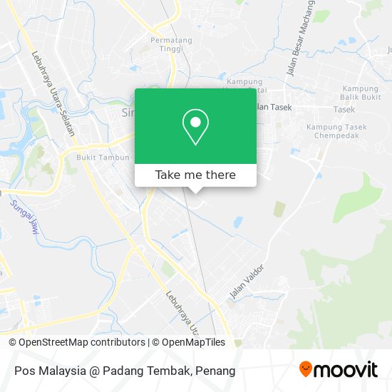 Pos Malaysia @ Padang Tembak map