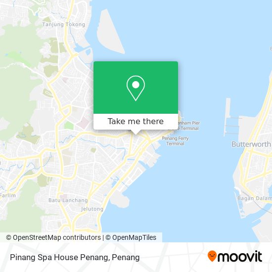 Peta Pinang Spa House Penang
