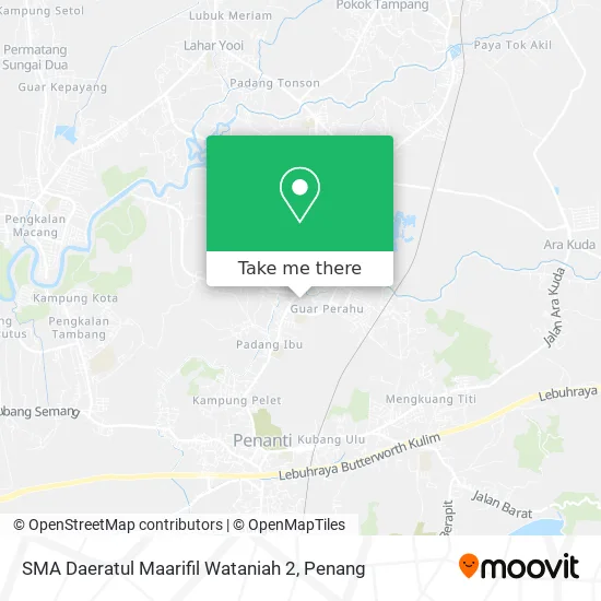 SMA Daeratul Maarifil Wataniah 2 map