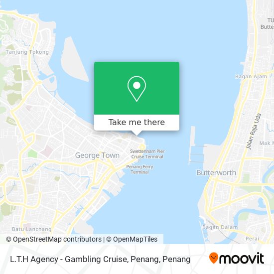 Peta L.T.H Agency - Gambling Cruise, Penang