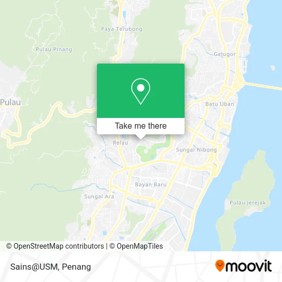 Sains@USM map