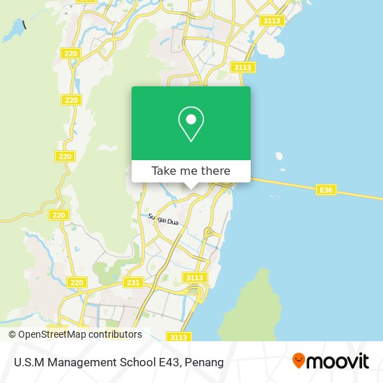 U.S.M Management School E43 map