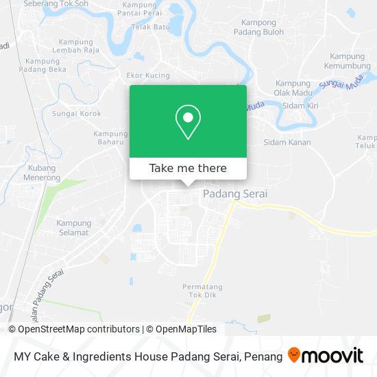 Peta MY Cake & Ingredients House Padang Serai
