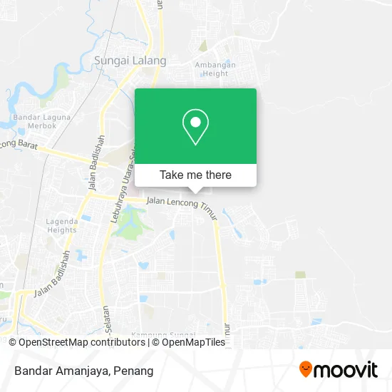 Bandar Amanjaya map