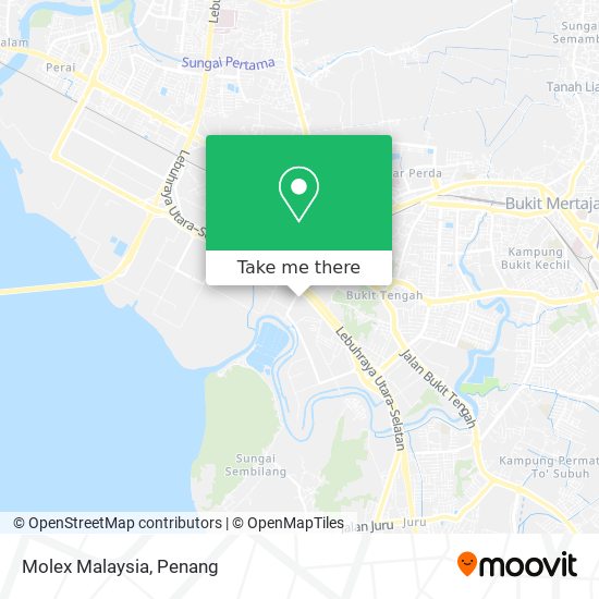 Molex Malaysia map