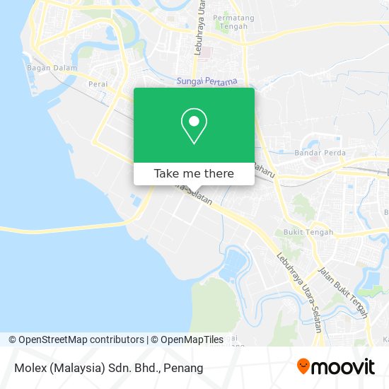 Molex (Malaysia) Sdn. Bhd. map