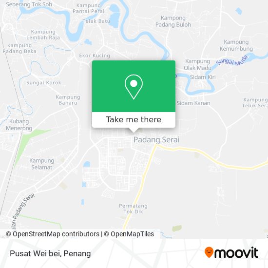 Pusat Wei bei map