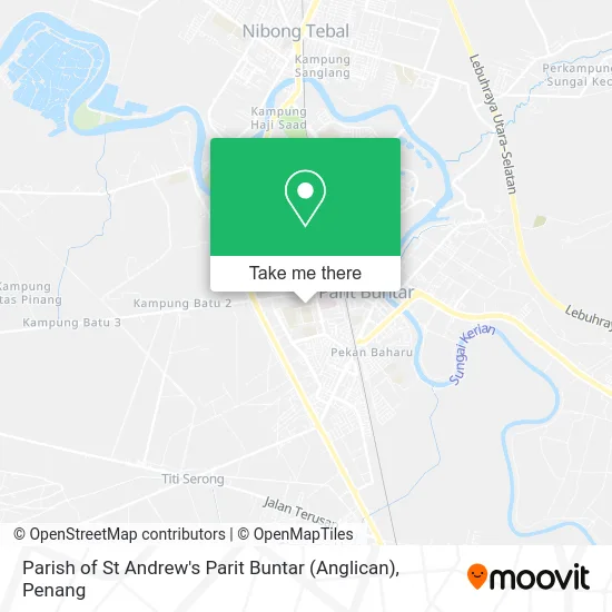 Parish of St Andrew's Parit Buntar (Anglican) map