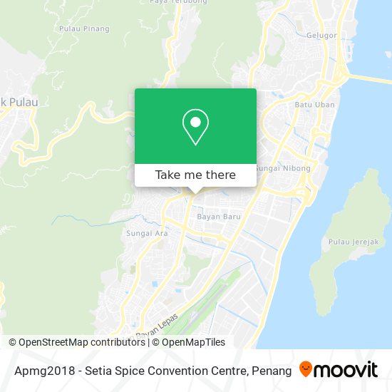 Apmg2018 - Setia Spice Convention Centre map