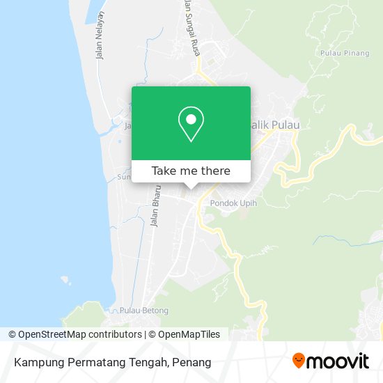 Peta Kampung Permatang Tengah