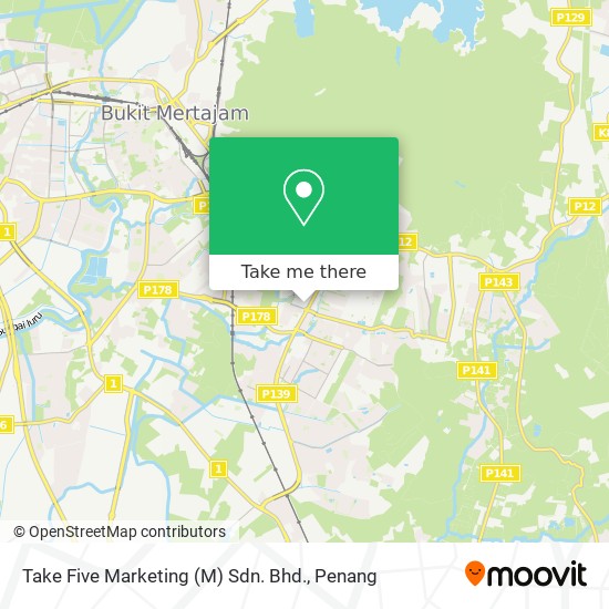 Take Five Marketing (M) Sdn. Bhd. map