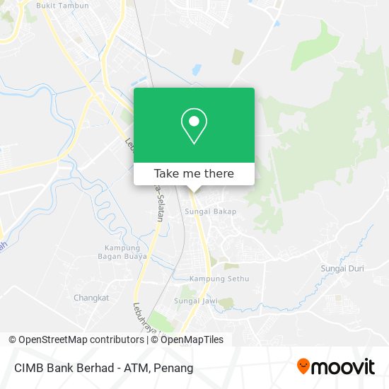 CIMB Bank Berhad - ATM map