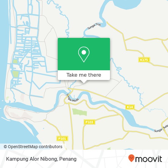 Kampung Alor Nibong map