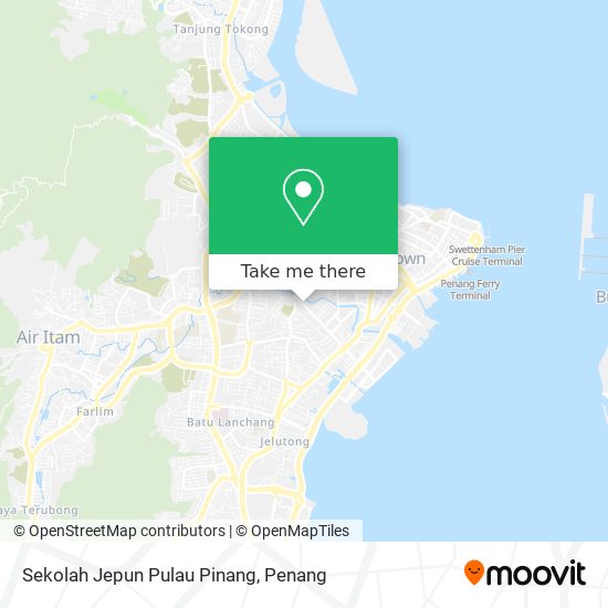 Peta Sekolah Jepun Pulau Pinang