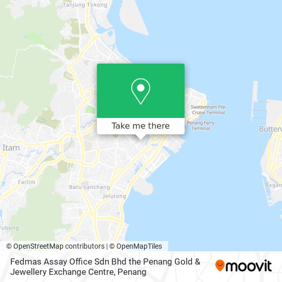 Fedmas Assay Office Sdn Bhd the Penang Gold & Jewellery Exchange Centre map