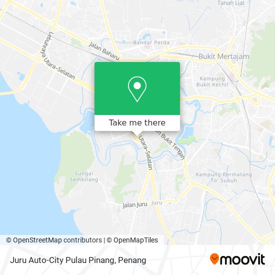 Peta Juru Auto-City Pulau Pinang