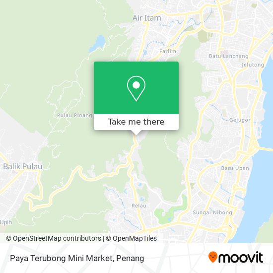 Peta Paya Terubong Mini Market