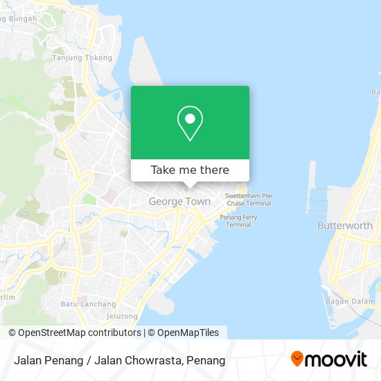 Jalan Penang / Jalan Chowrasta map