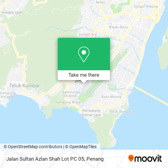 Jalan Sultan Azlan Shah Lot PC 05 map