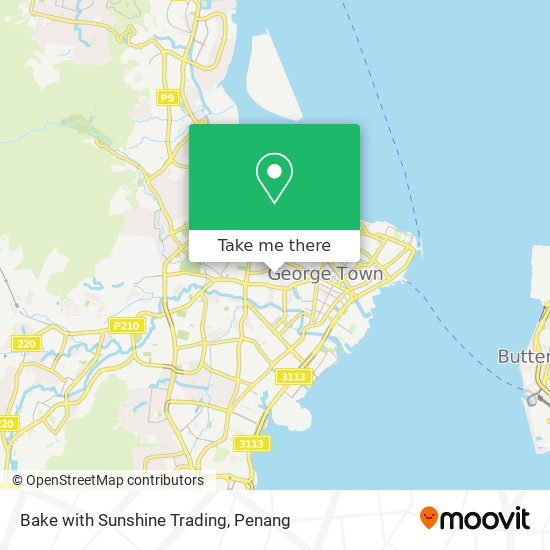 Bake with Sunshine Trading map