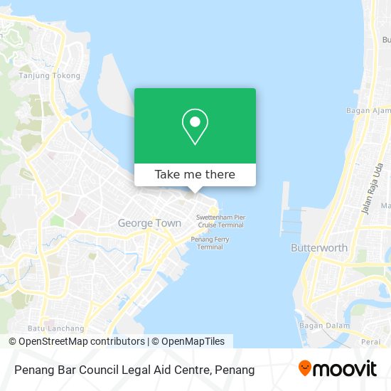 Peta Penang Bar Council Legal Aid Centre