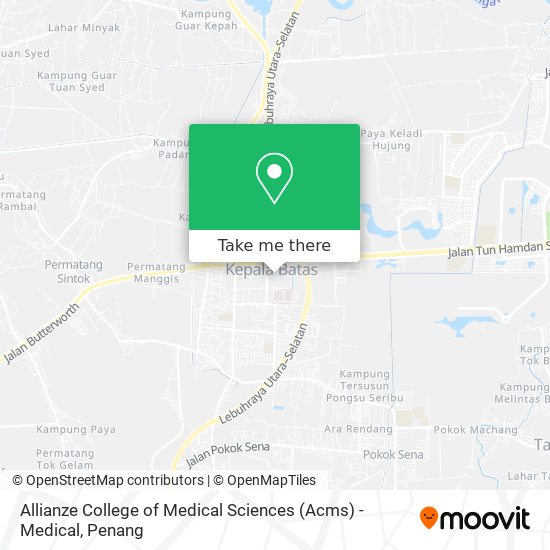 Allianze College of Medical Sciences (Acms) - Medical map