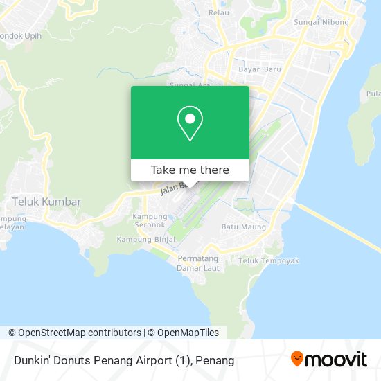 Dunkin' Donuts Penang Airport (1) map