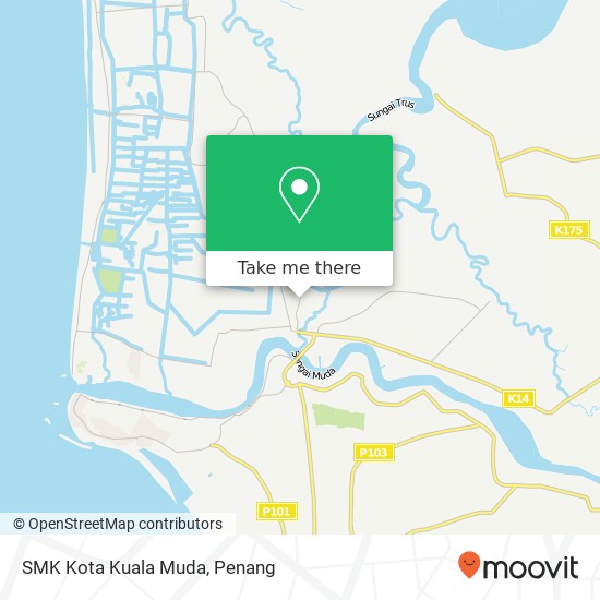 SMK Kota Kuala Muda map