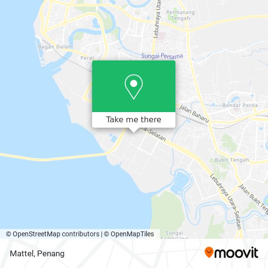 How to get to Mattel in Pulau Pinang by Bus or Ferry?