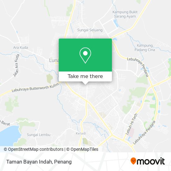 Taman Bayan Indah map