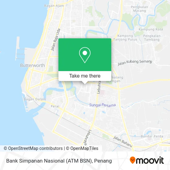 Bank Simpanan Nasional (ATM BSN) map