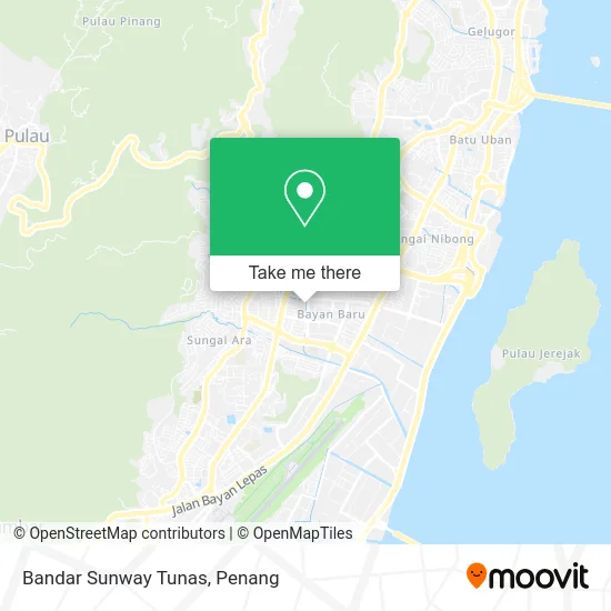 Peta Bandar Sunway Tunas