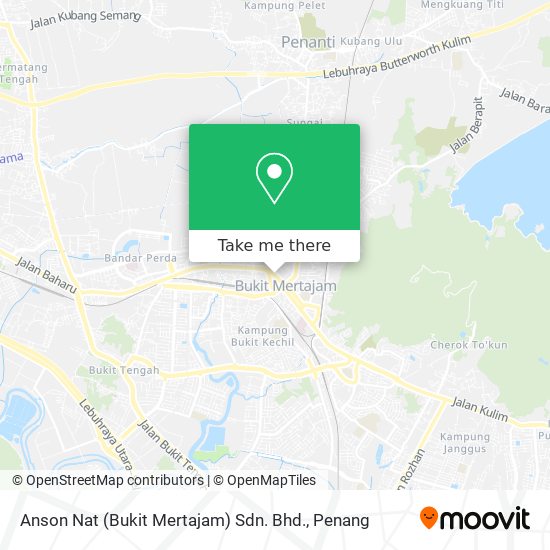 Anson Nat (Bukit Mertajam) Sdn. Bhd. map