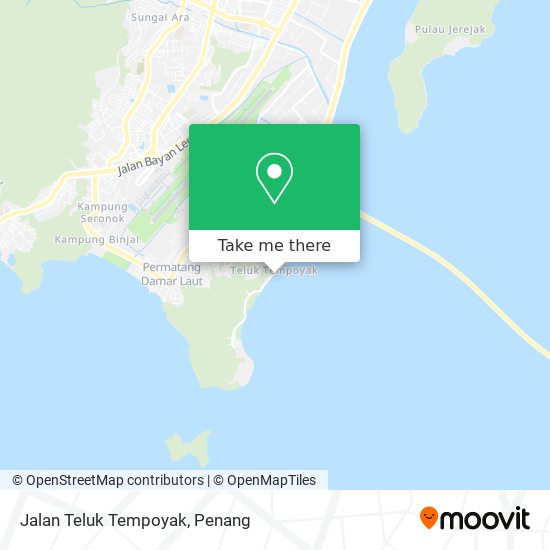 Peta Jalan Teluk Tempoyak