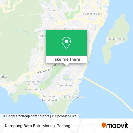 Kampung Baru Batu Maung map