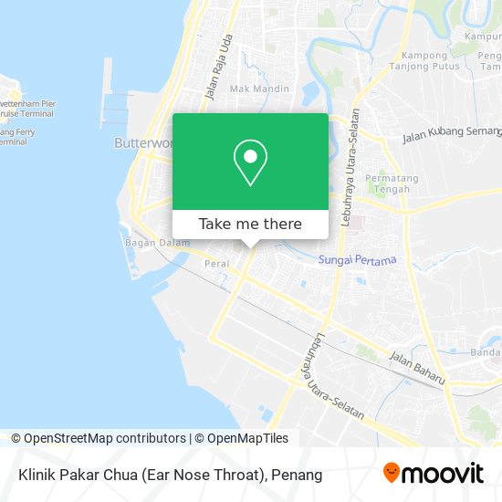 Peta Klinik Pakar Chua (Ear Nose Throat)