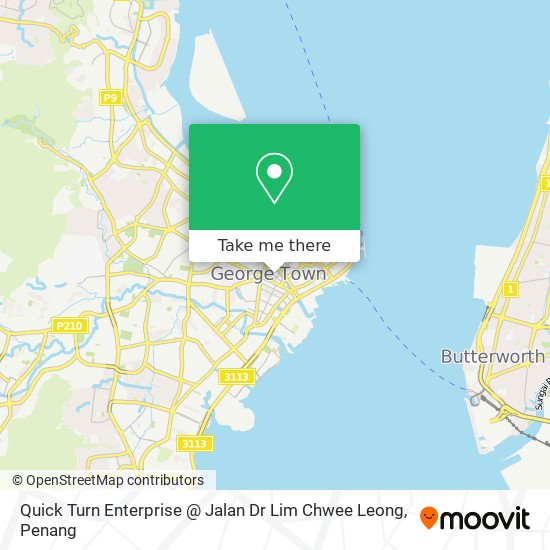 Peta Quick Turn Enterprise @ Jalan Dr Lim Chwee Leong