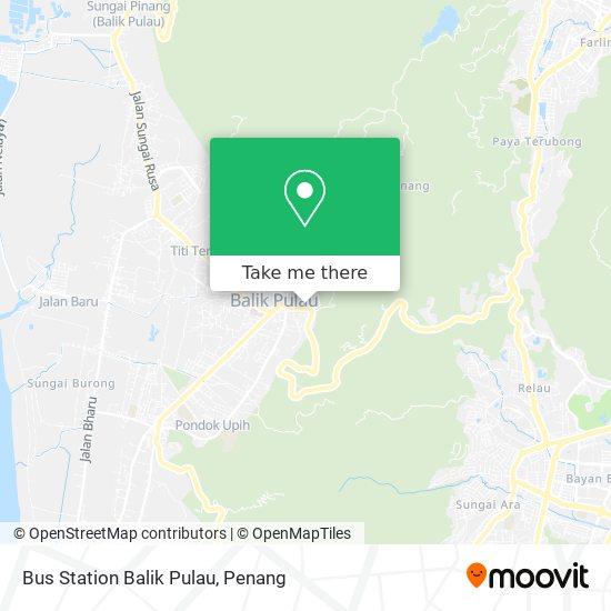 Bus Station Balik Pulau map