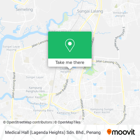Medical Hall (Lagenda Heights) Sdn. Bhd. map