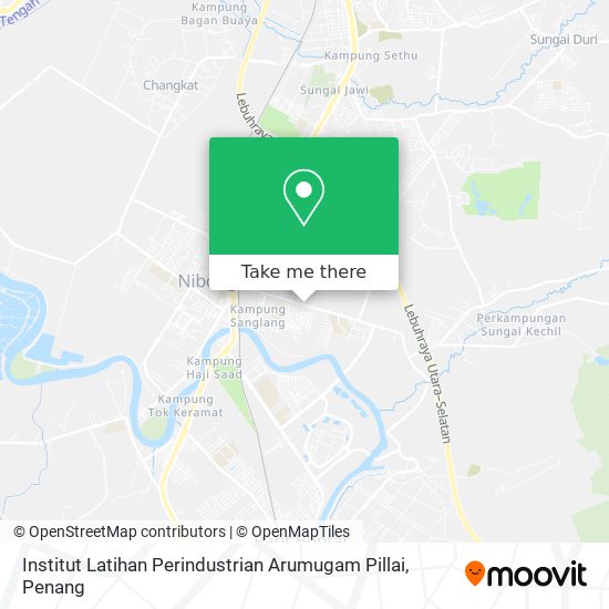 Institut Latihan Perindustrian Arumugam Pillai map