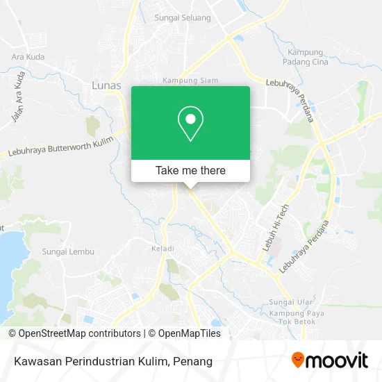 Kawasan Perindustrian Kulim map