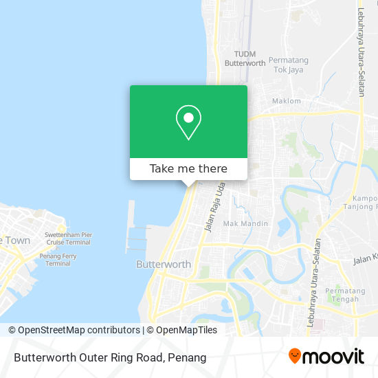 Butterworth Outer Ring Road map