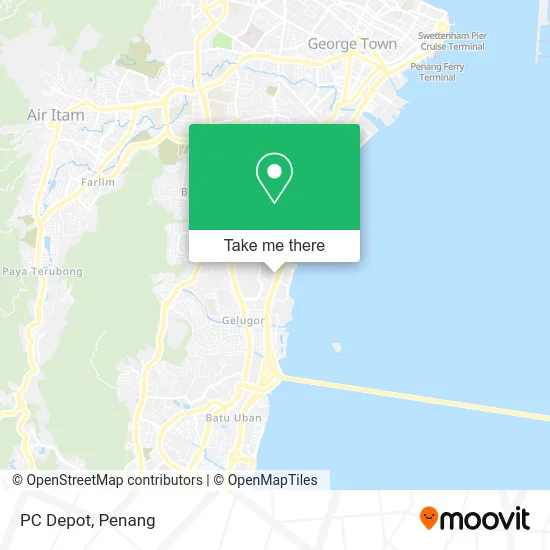 PC Depot map