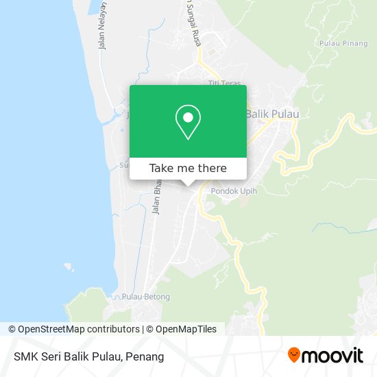 SMK Seri Balik Pulau map