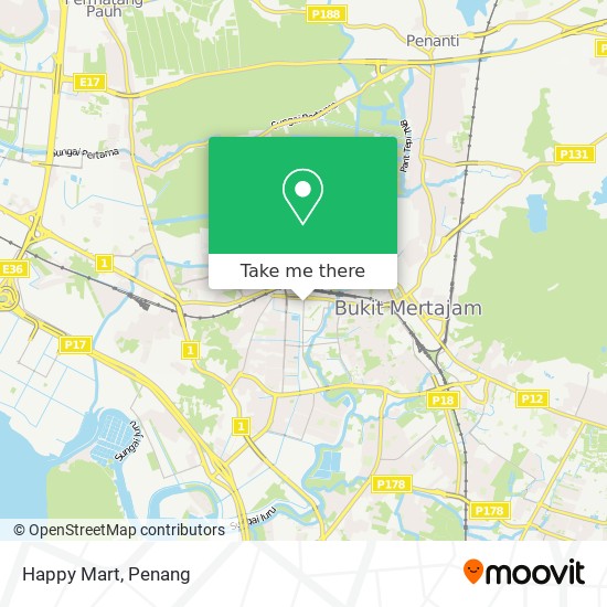 Happy Mart map